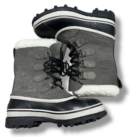 Women’s Sorel Caribou Waterproof Insulated Winter Snow Boots Brown Size 6 - Picture 8 of 13